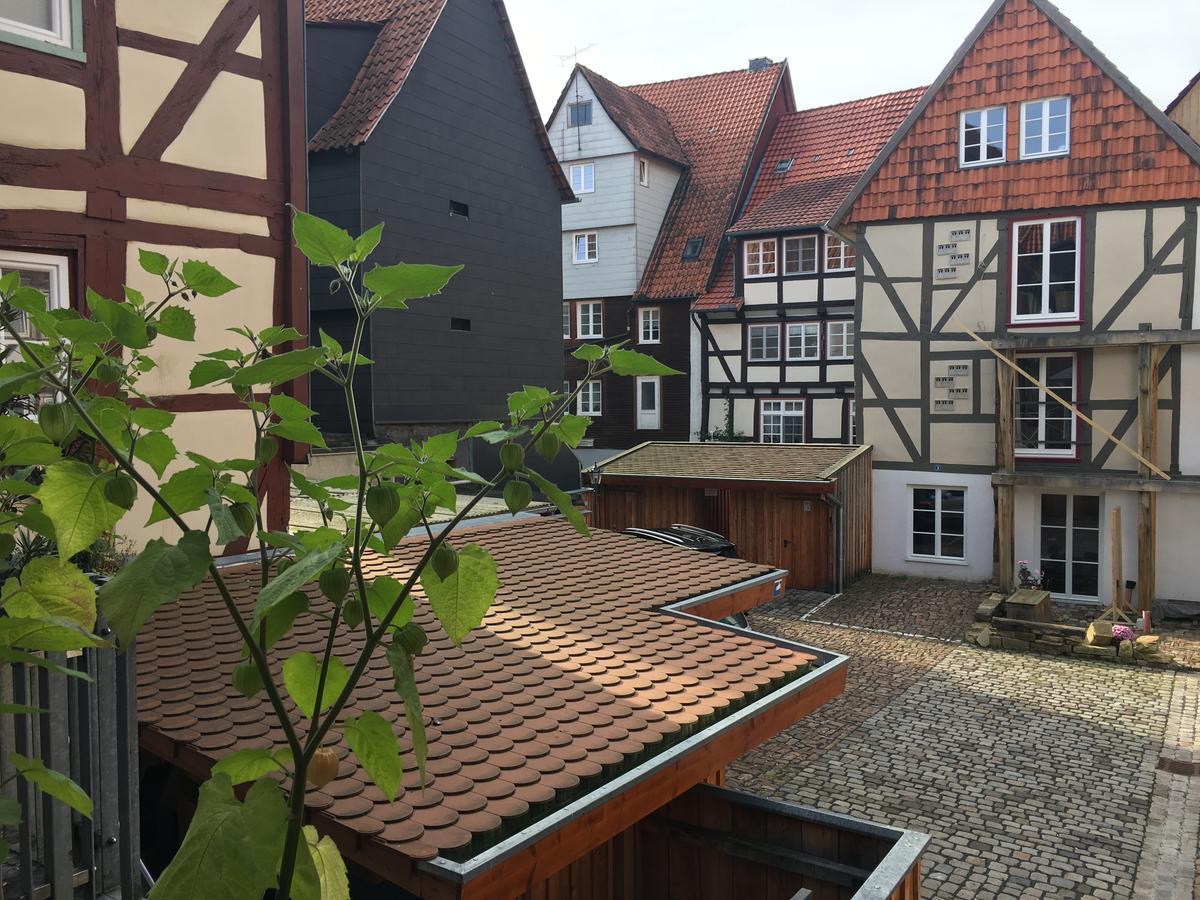 Fachwerk-Hotel Eisenbart Munden  Bagian luar foto